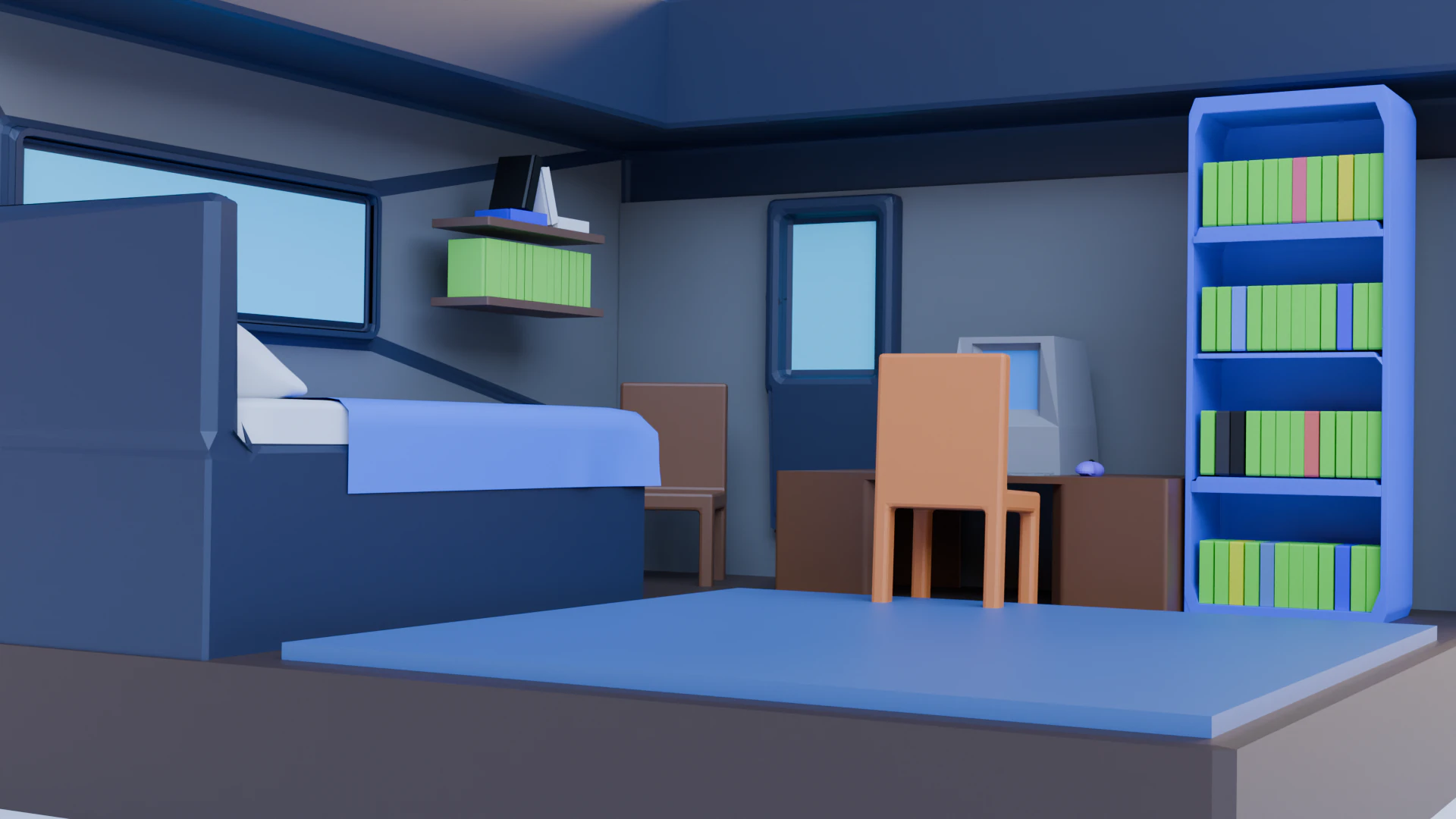 Super room 3D Model .c4d .max .obj .3ds .fbx .stl .blend 