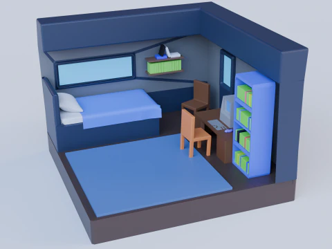 Super room 3D Model