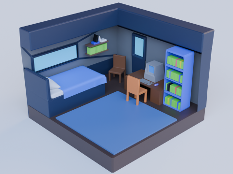 Super room Modello 3D
