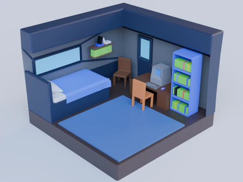Super room 3D Model
