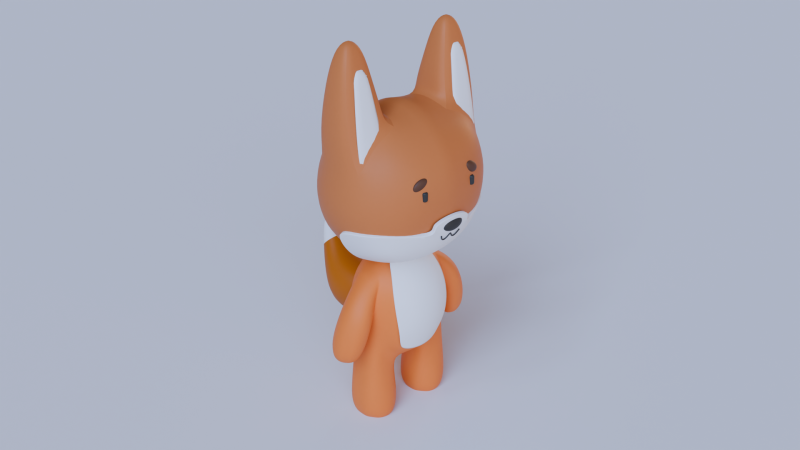 Fox 3D 模型 .c4d .max .obj .3ds .fbx .stl .blend