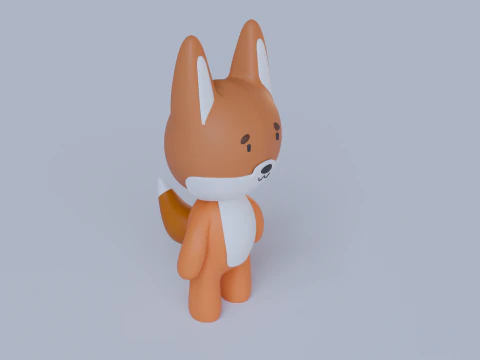 Fox 3D Model