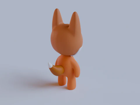 Fox 3D Model