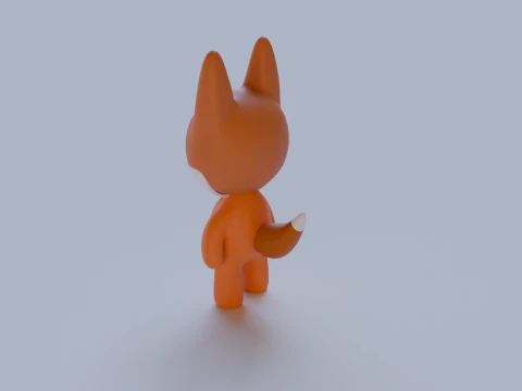 Fox 3D Model