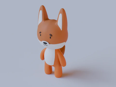 Fox 3D Model