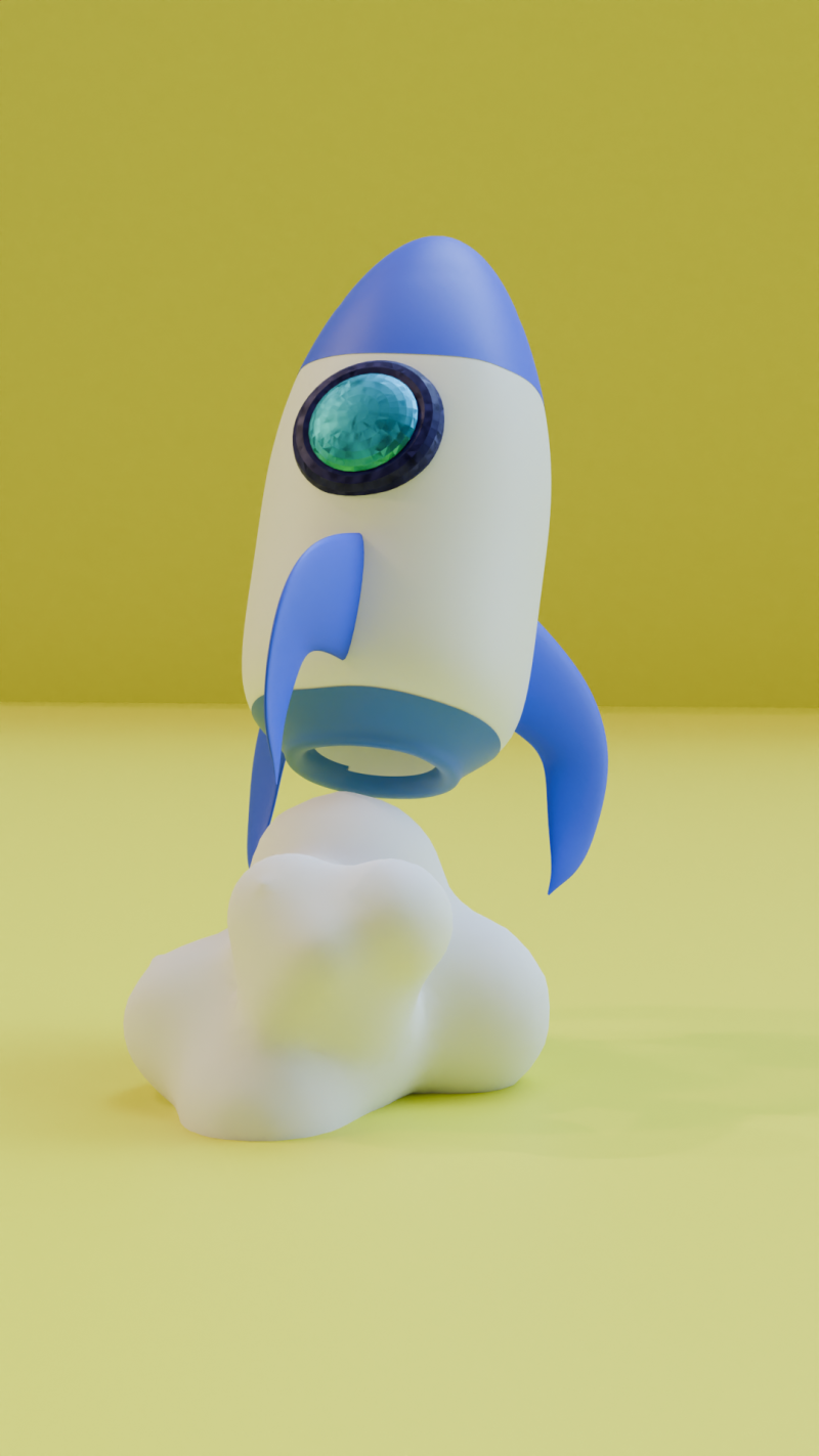 Rocket 3D Model .c4d .max .obj .3ds .fbx .stl .blend 