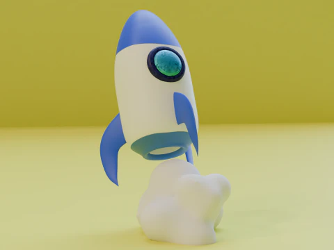 Rocket 3D Model
