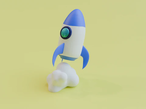 Rocket 3D Model