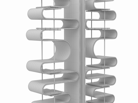 NameDune the Bookcase 3D मॉडल