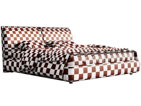 ALBERTA bed By GAME Bed 3Dモデル