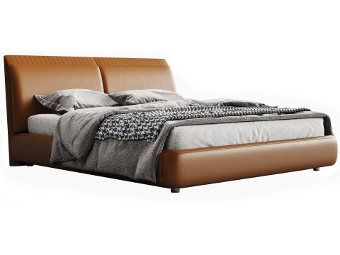 ALBERTA bed By GAME Bed 3Dモデル