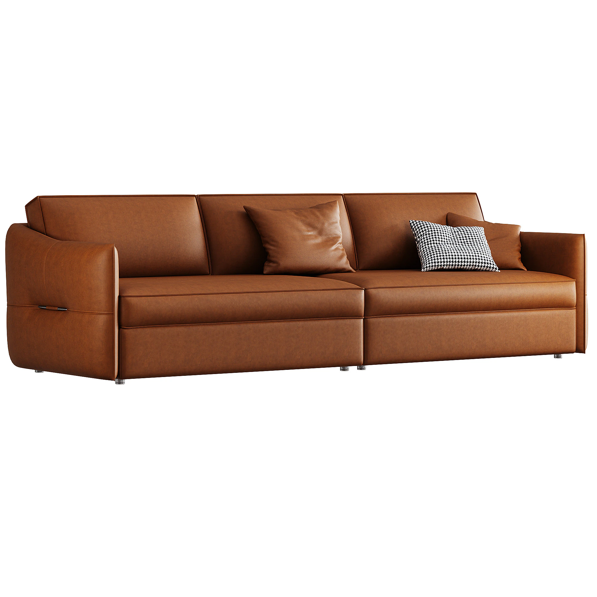 Italian minimalist sofa 3D Model .c4d .max .obj .3ds .fbx .stl .blend 