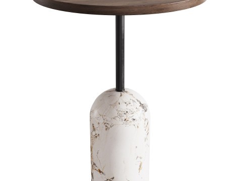 Round coffee table By Porada 3Dモデル