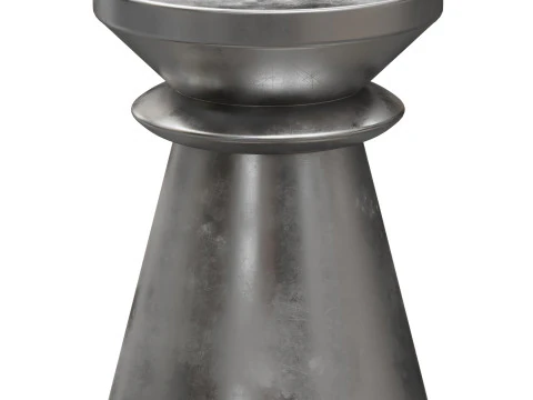 Круглий алюмінієвий садовий столик 3D Модель