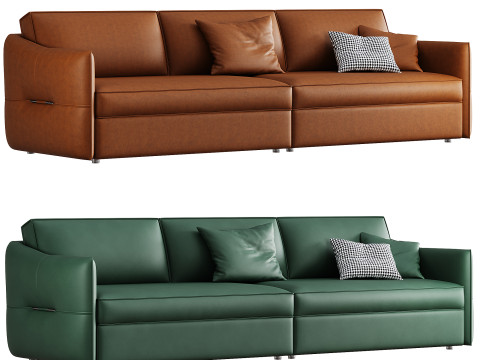 Italian minimalist sofa 3D Model
