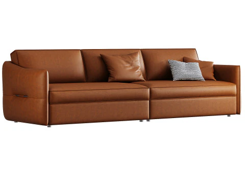 Italian minimalist sofa 3D Model