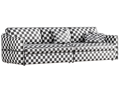 Italian minimalist sofa Modelo 3D