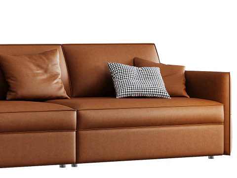 Italian minimalist sofa 3D Model