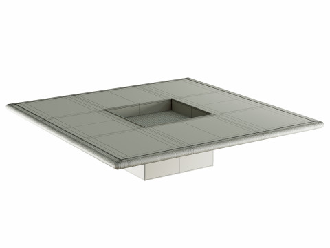 Helen square coffee table 3D Model