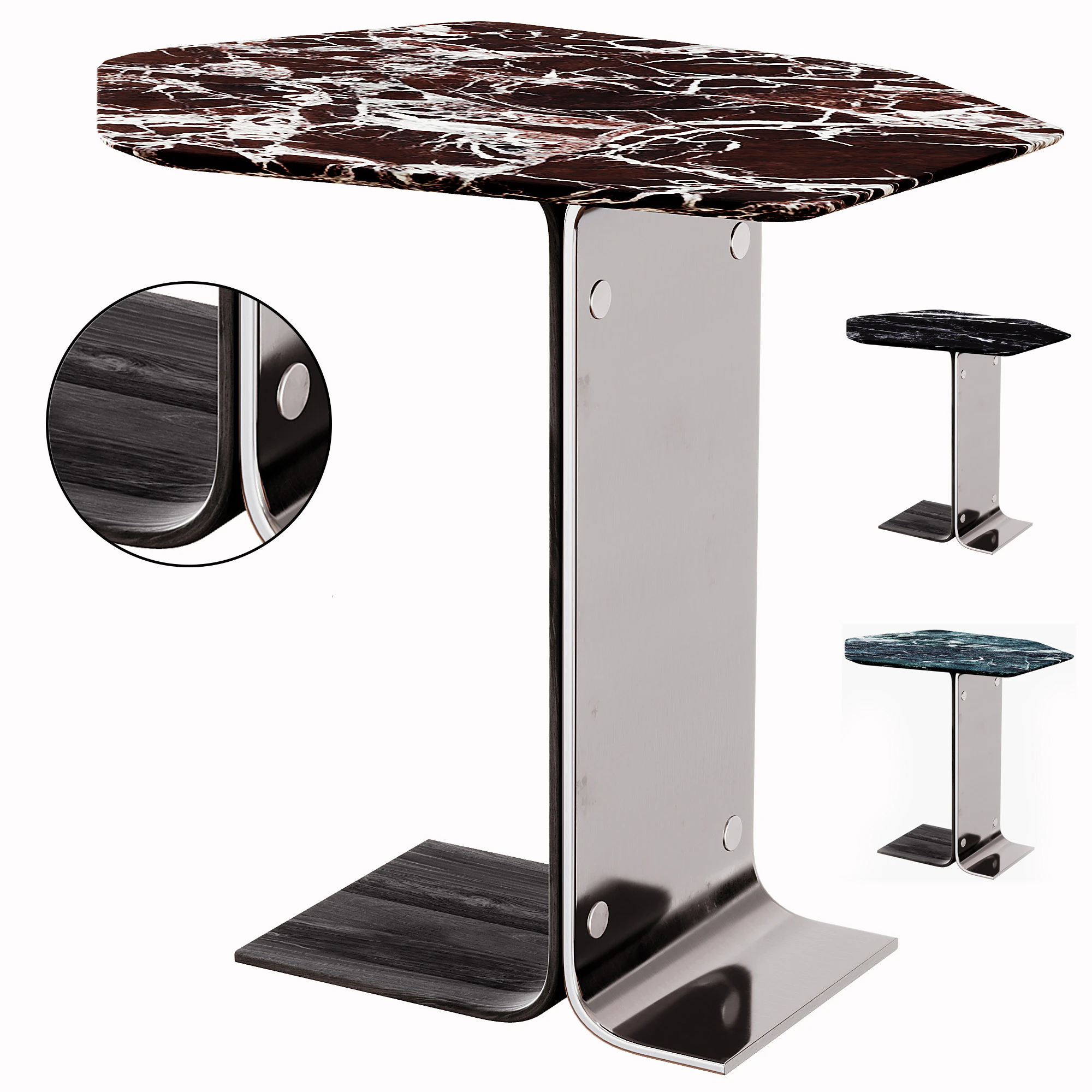 イーサンのコーヒーテーブル 3Dモデル .c4d .max .obj .3ds .fbx .stl .blend 