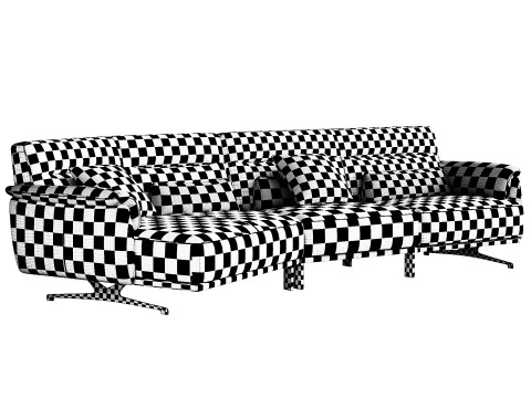 NIKATORのLEOソファ 3Dモデル