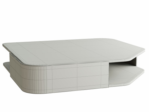Diagramma quadrate Coffee Tables 3D Model
