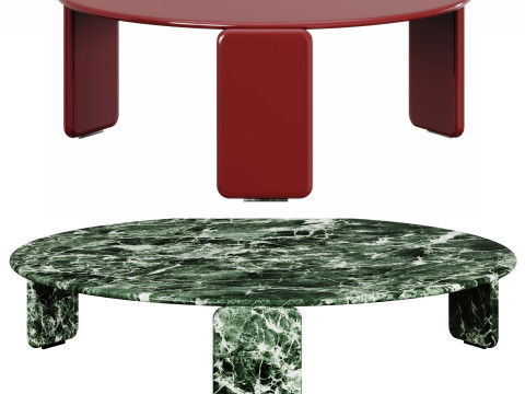 Drake Round coffee table 3D-Modell