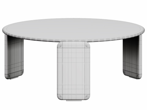 Drake Round coffee table 3Dモデル