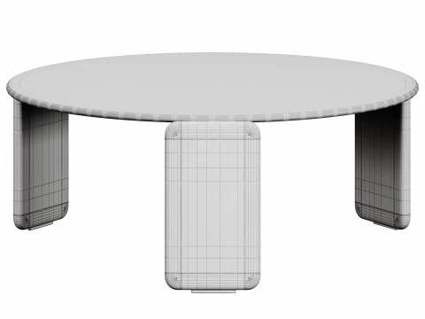Mesa de centro redonda Drake Modelo 3D