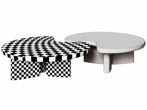 ERNEST Small Tea Table By Poliform-01 3D Model