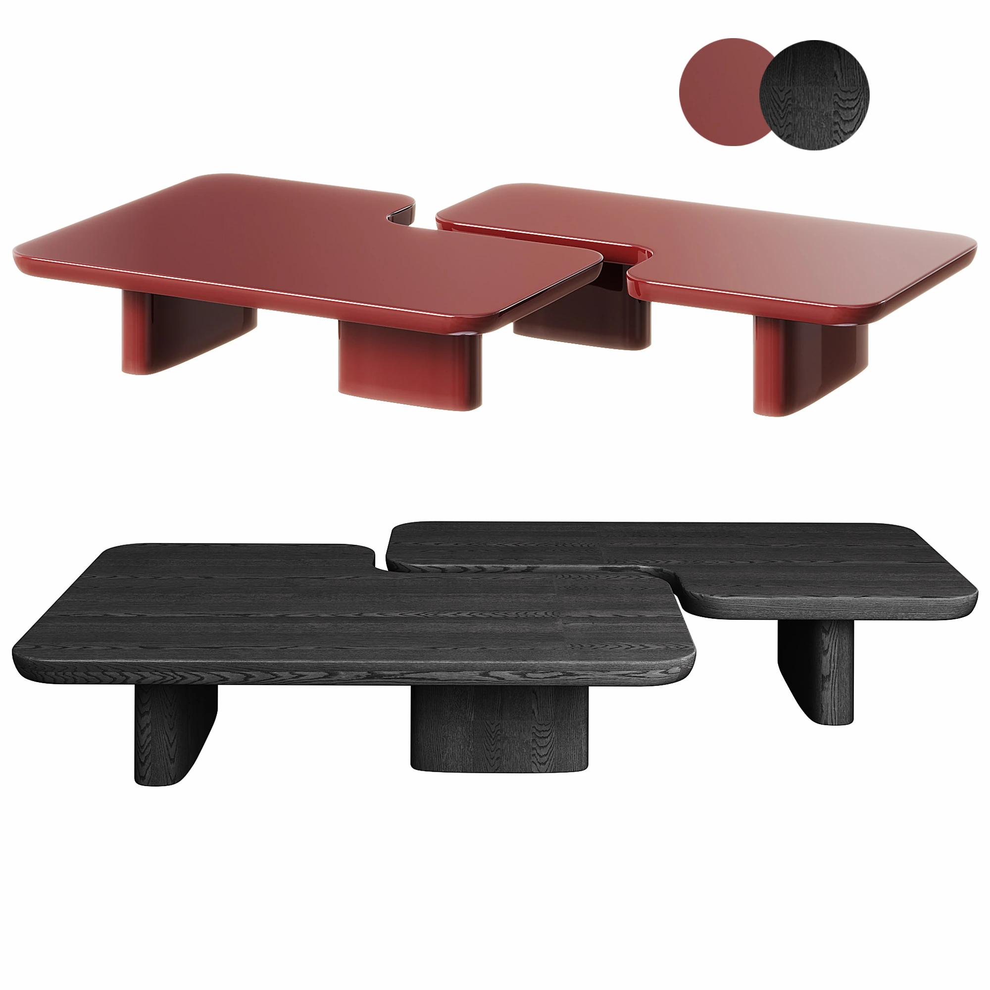 ERNEST Small Tea Table By Poliform-02 3D Model .c4d .max .obj .3ds .fbx .stl .blend 