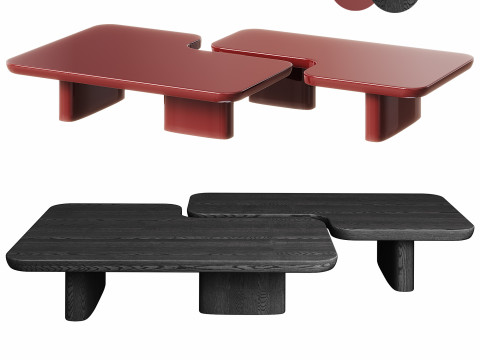 ERNEST Small Tea Table By Poliform-02 3D-Modell
