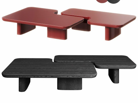 ERNEST Маленький чайний столик Poliform-02 3D Модель