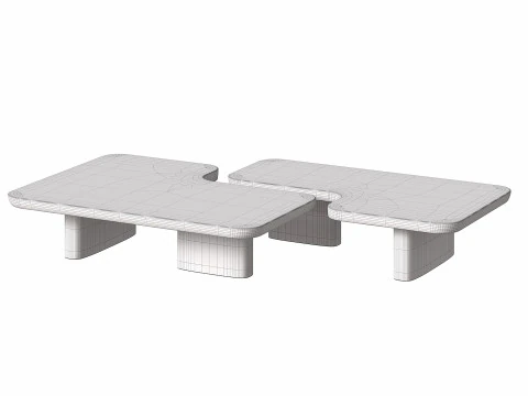 ERNEST Small Tea Table By Poliform-02 3D Model