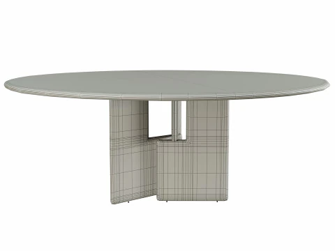Nico Round dining table 3D Model
