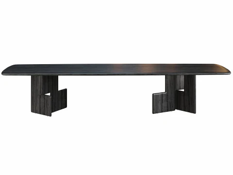 Nico Square dining table 3D Model