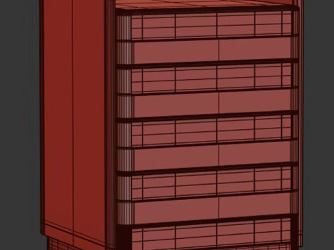 Tea cabinet - 01 3D Model