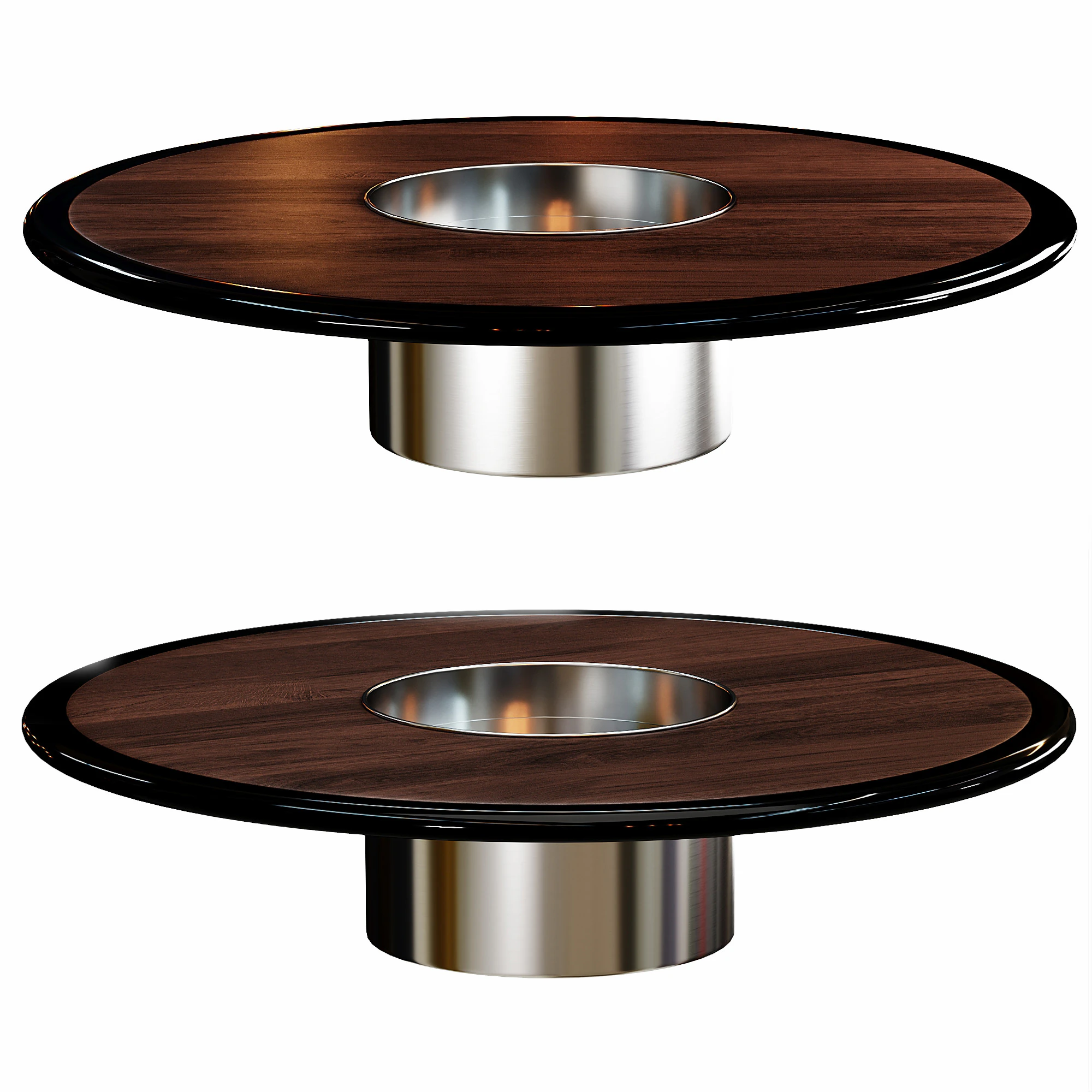 Helen round coffee table 3D Model .c4d .max .obj .3ds .fbx .stl .blend