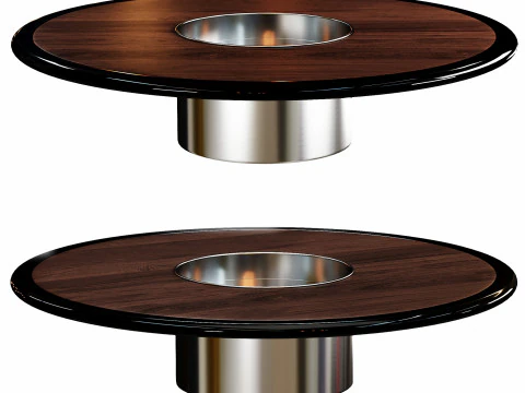 Круглий журнальний столик Helen 3D Модель