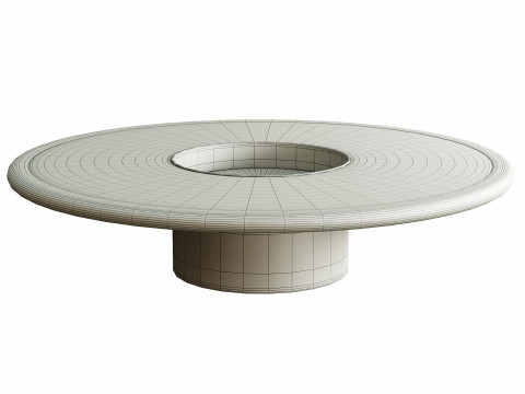 Helen round coffee table 3Dモデル