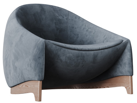Rogina single sofa Modello 3D