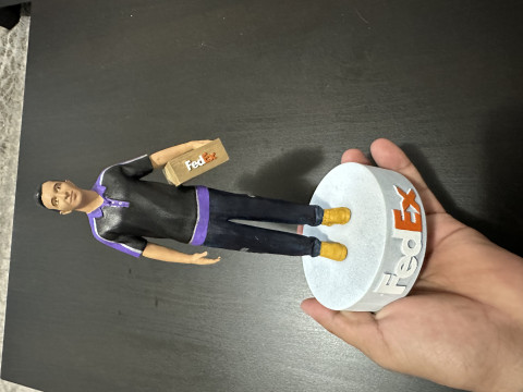 Livreur Fedex 3D Model