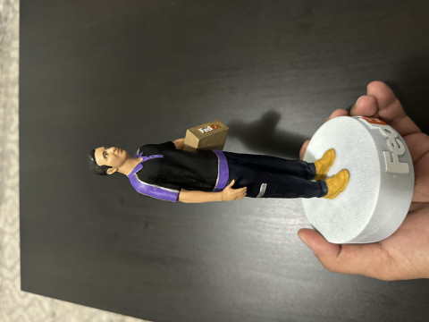 Livreur Fedex 3D 模型