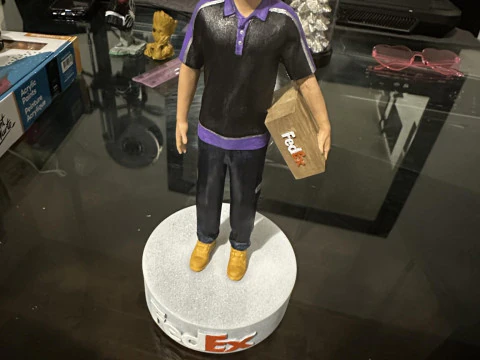 Livreur Fedex 3D Model