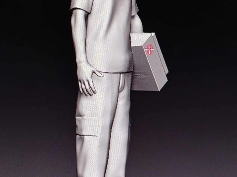 Livreur Fedex 3D Model
