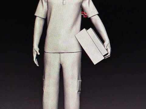 Livreur Fedex 3D Model