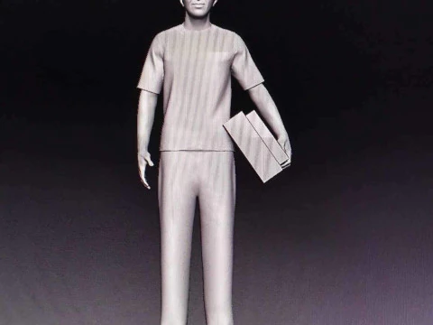 Livreur Fedex 3D Model