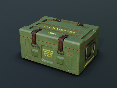Ammo crate 3D Model