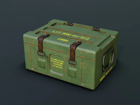 Ammo crate 3D Model