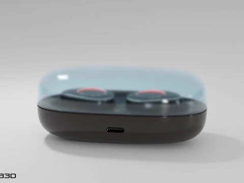 Earbuds earphones 3D Model